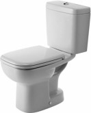 Duravit D-Code mélyöblítésű alsó kifolyású WC tartállyal 